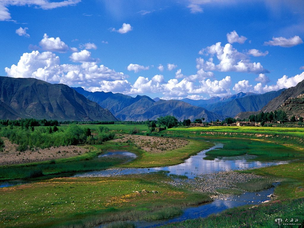 堰塞湖然乌湖美景